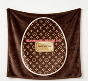 LV Monogram Egg Art Blanket Luxury LV Easter Egg Throw 030